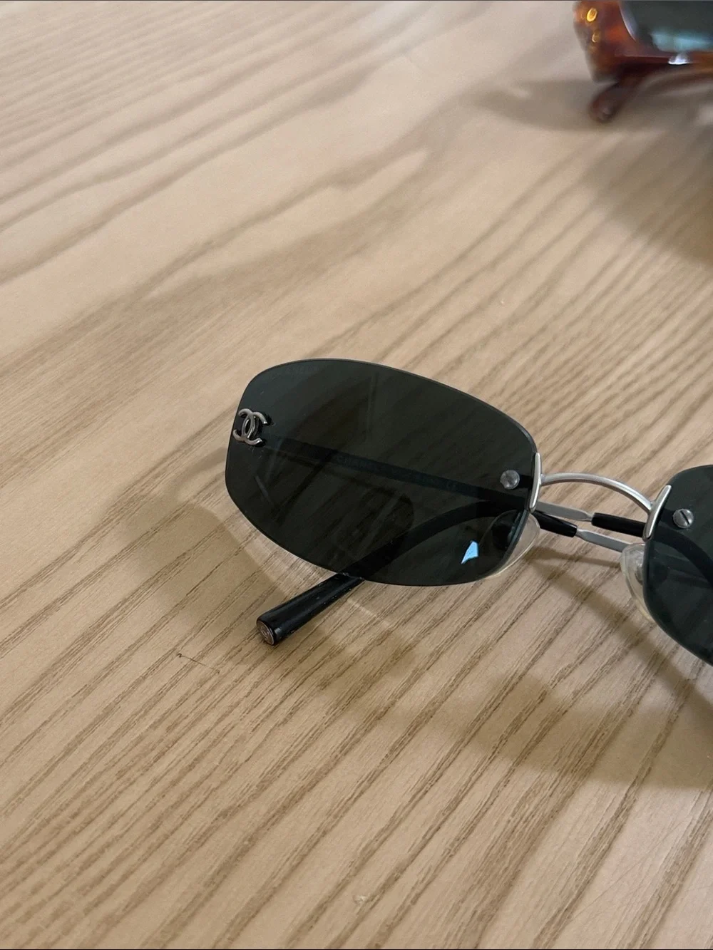 Chanel 4002 rimless sunglasses